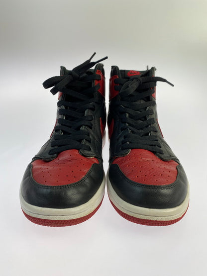 【中古品】【メンズ】  NIKE ナイキ 555088 001 AIR JORDAN 1 RETRO HIGH OG SNEAKER エアジョーダン レトロ スニーカー シューズ 靴 160-240329-AB-12-min サイズ：28cm カラー：BLACK/VARSITY RED-WHITE 万代Net店