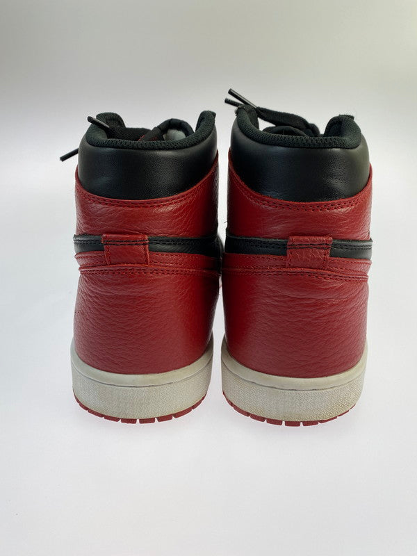 【中古品】【メンズ】  NIKE ナイキ 555088 001 AIR JORDAN 1 RETRO HIGH OG SNEAKER エアジョーダン レトロ スニーカー シューズ 靴 160-240329-AB-12-min サイズ：28cm カラー：BLACK/VARSITY RED-WHITE 万代Net店