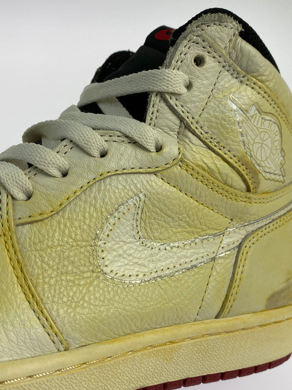 【中古品】【メンズ】  NIKE ナイキ BV1803 106 AIR JORDAN 1 HI OG NRG SNEAKER エアジョーダン ハイ スニーカー シューズ 靴 160-240329-AB-3-min サイズ：27cm カラー：SAIL/WHITE-VARSITY RED 万代Net店