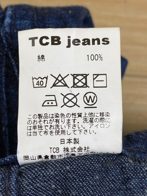 【中古品】【メンズ】  TCB JEANS SEAMENS TROUSERS USN DECK PANTS TCBジーンズ  デッキパンツ ボタンフライ ボトムス 156-240514-yn-03-min カラー：インディゴ 万代Net店