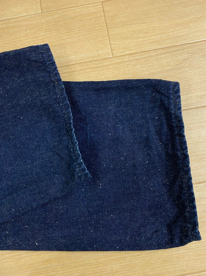 【中古品】【メンズ】  TCB JEANS SEAMENS TROUSERS USN DECK PANTS TCBジーンズ  デッキパンツ ボタンフライ ボトムス 156-240514-yn-03-min カラー：インディゴ 万代Net店