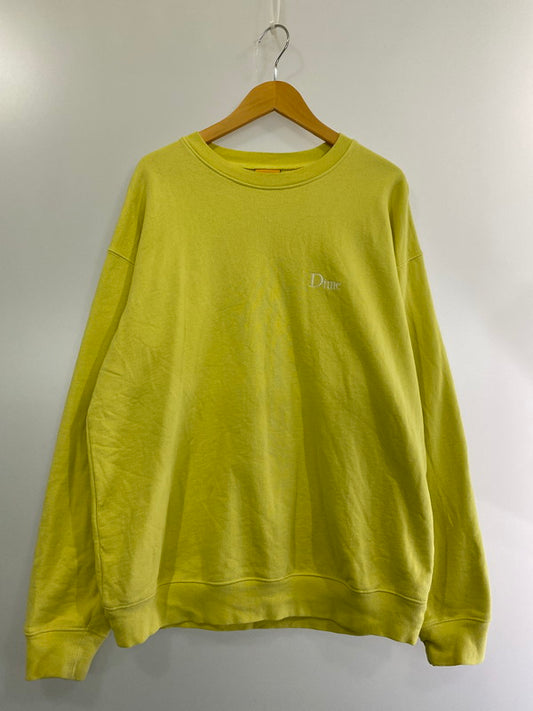 【中古品】【メンズ】  DIME ダイム CLASSIC SMALL LOGO CREWNECK SWEAT クルーネックスウェット 142-240404-AB-26-min サイズ：L カラー：イエロー 万代Net店