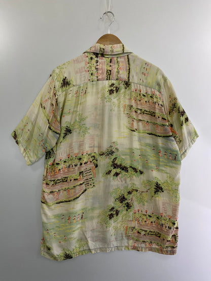 【中古品】【メンズ】  POLUNESIAN SPORTSWEAR ポリネシアンスポーツウエア ハワイ製 1950年代中期-後期 50S HAWAIIAN SHIRT ハワイアンシャツ 146-240404-AB-28-min カラー：マルチカラー 万代Net店