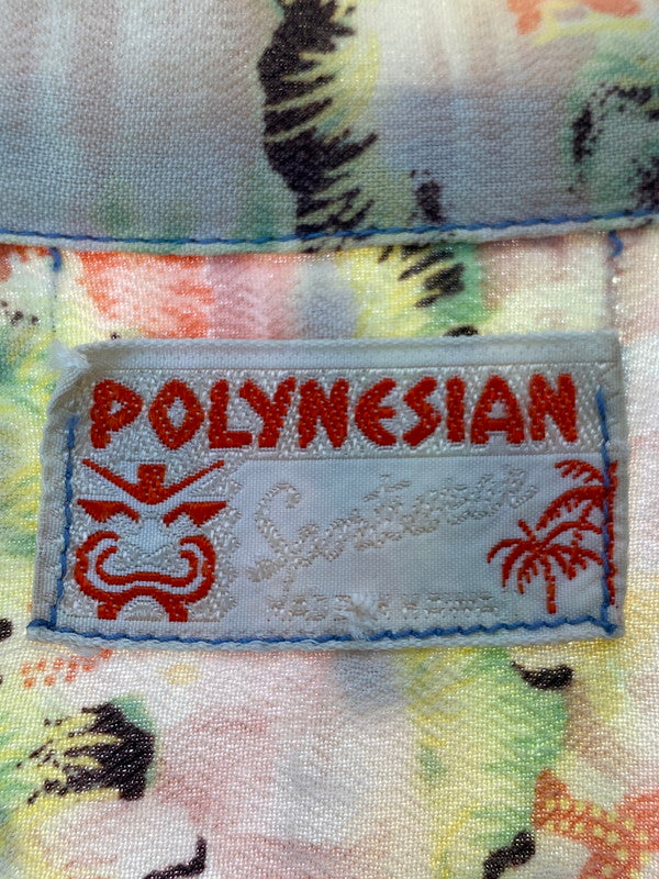 【中古品】【メンズ】  POLUNESIAN SPORTSWEAR ポリネシアンスポーツウエア ハワイ製 1950年代中期-後期 50S HAWAIIAN SHIRT ハワイアンシャツ 146-240404-AB-28-min カラー：マルチカラー 万代Net店