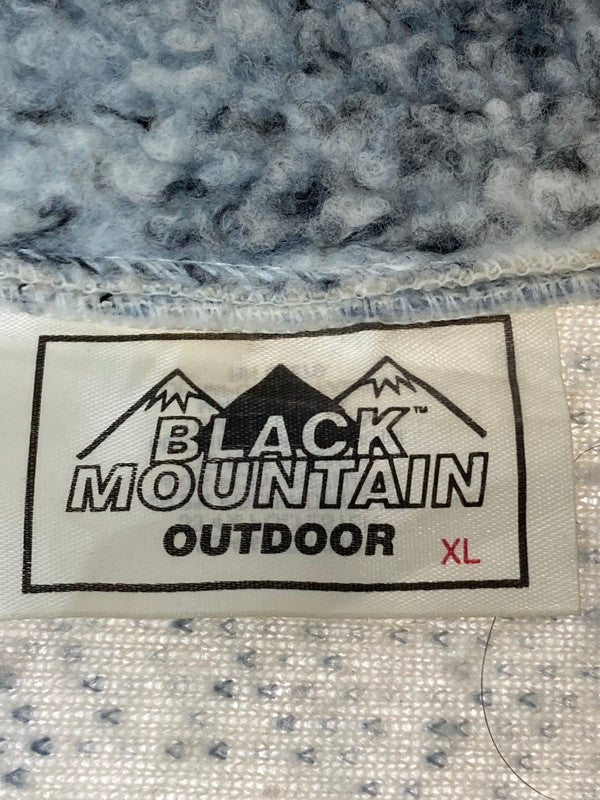 【中古品】【メンズ】  BLACK MOUNTAIN OUTDOOR EAGLE FULL ZIP FLEECE JACKET ブラックマウンテン アウトドア イーグル フルジップ フリースジャケット アウター 146-240405-yn-09-min サイズ：XL カラー：ブラック/ホワイト/グレー 万代Net店