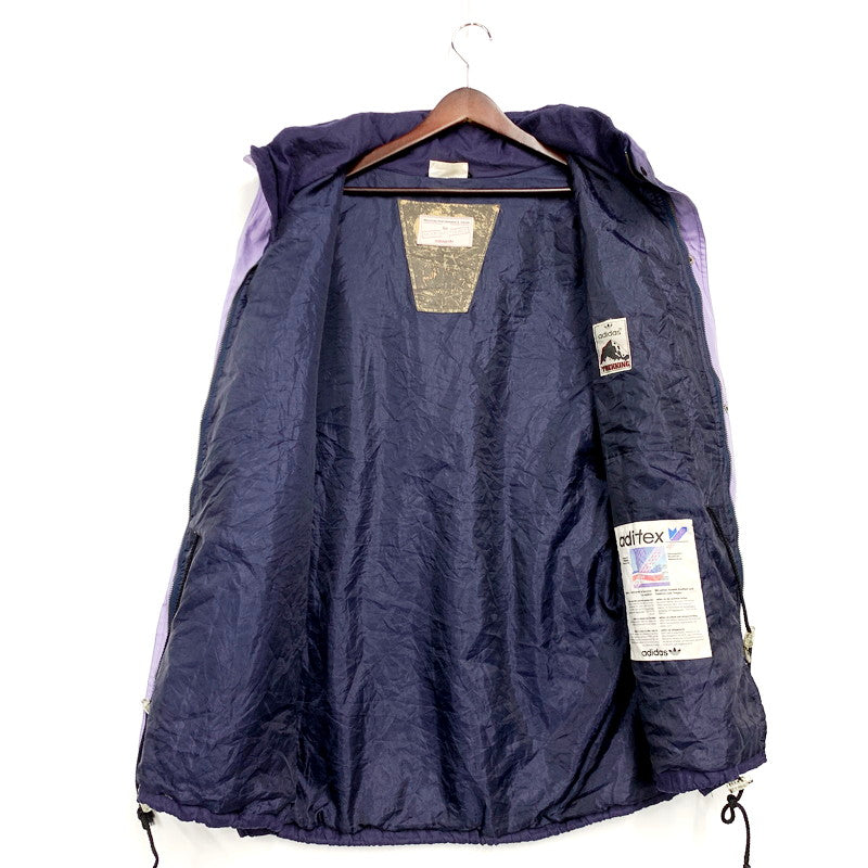 【中古品】【メンズ】 adidas アディダス 80S ADITEX 4 POCKET DESIGN JACKET 80年代 4ポケットデザインジャケット アウター 長袖 146-240824-ma-02-izu サイズ：L カラー：バイオレット 万代Net店