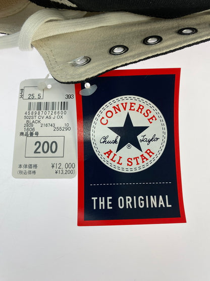 【LIFTる。景品】【中古品】【メンズ/レディース】 CONVERSE コンバース  CANVAS ALL STAR JO SNEAKERS スニーカー シューズ 靴 162-240328-ks-21-min サイズ：25.5cm カラー：ブラック 万代Net店