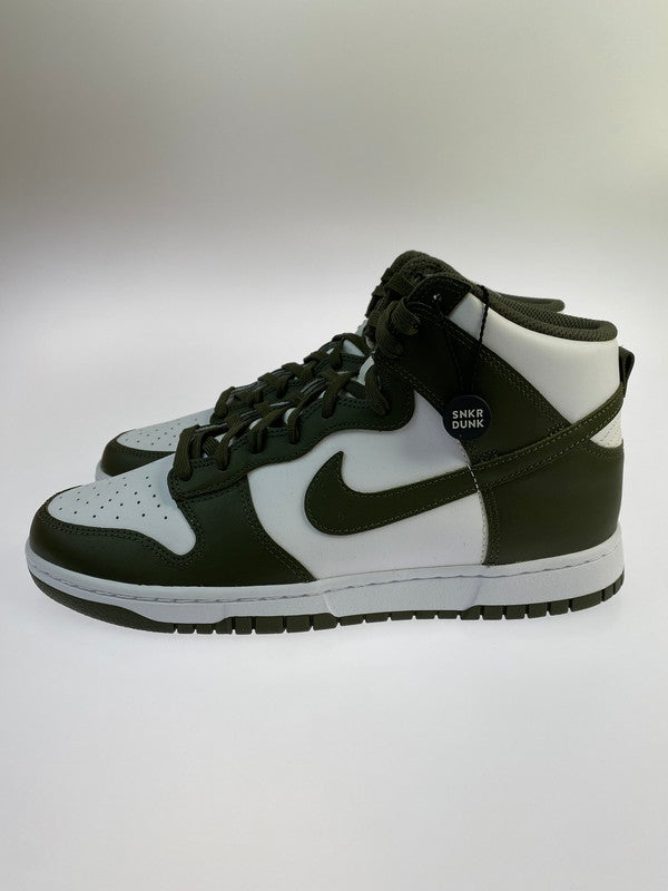 【LIFTる。景品】【中古品】【メンズ】 NIKE ナイキ DD1399-107 DUNK HIGH RETRO SNEAKERS スニーカー シューズ  靴 160-240328-ks-02-min サイズ：28cm カラー：WHITE/CARGO KHAKI 万代Net店