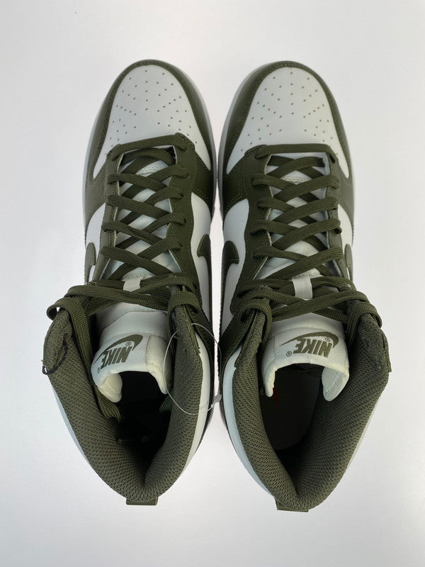 【LIFTる。景品】【中古品】【メンズ】 NIKE ナイキ DD1399-107 DUNK HIGH RETRO SNEAKERS スニーカー シューズ  靴 160-240328-ks-02-min サイズ：28cm カラー：WHITE/CARGO KHAKI 万代Net店