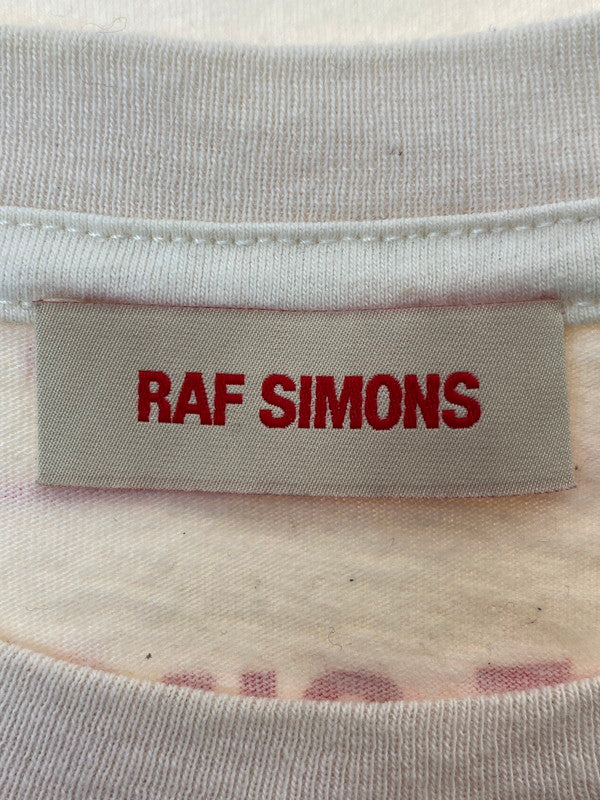 【中古品】【メンズ】  RAF SIMONS ラフシモンズ 201-125 20SS TOUR ANTWERP TEE プリントTシャツ ティーシャツ 141-240404-AB-19-min サイズ：S カラー：アイボリー 万代Net店