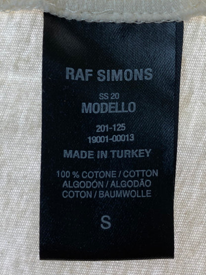 【中古品】【メンズ】  RAF SIMONS ラフシモンズ 201-125 20SS TOUR ANTWERP TEE プリントTシャツ ティーシャツ 141-240404-AB-19-min サイズ：S カラー：アイボリー 万代Net店