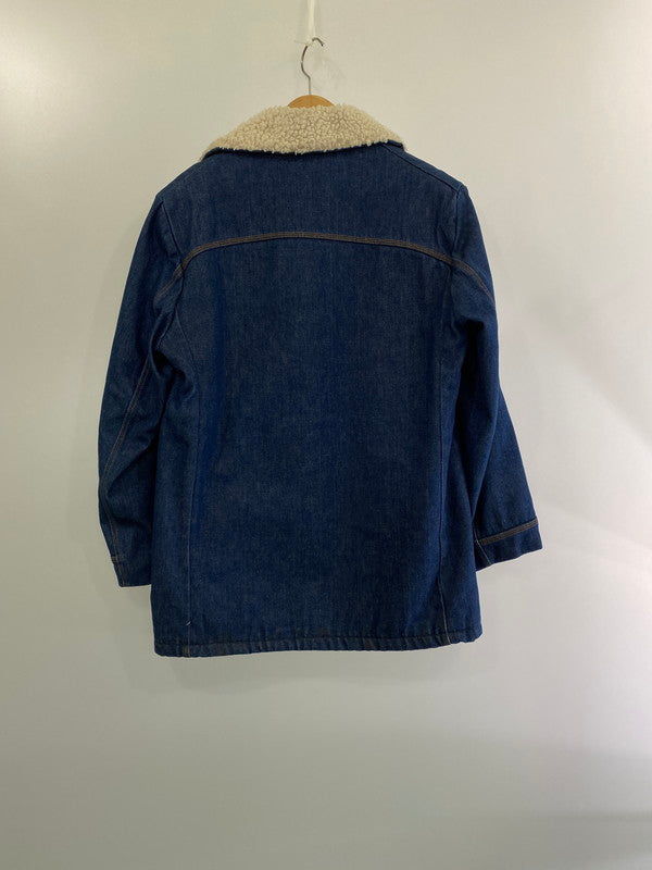 【中古品】【メンズ】  1WEST DENIM BOA COAT 1ウェスト デニム ボアコート アウター 146-240716-yn-16-min サイズ：S カラー：インディゴ 万代Net店