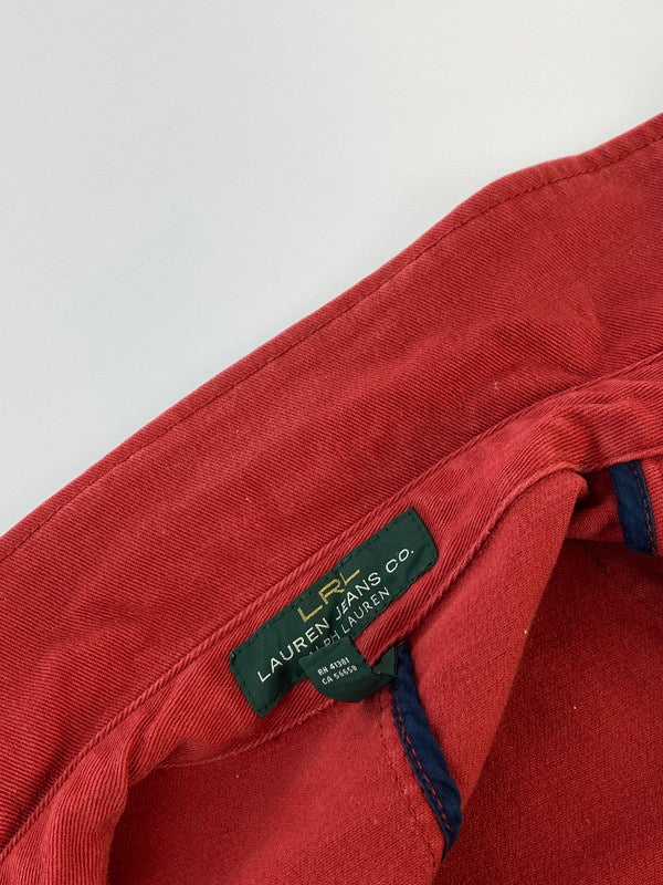 【中古品】【レディース】 RALPH LAUREN ラルフローレン LRL LAUREN JEANS CO-　80-90S ファイヤーマンジャケット 169-240404-jt-15-min サイズ：s カラー：レッド系 万代Net店