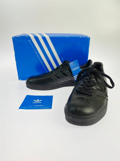 【LIFTる。景品】【中古品】【メンズ】 ADIDAS アディダス 447771 GAZELLE LEATHER SNEAKER スニーカー シューズ 靴 161-240331-AB-5-min サイズ：27cm カラー：BLACK/BLACK/GUM5 万代Net店