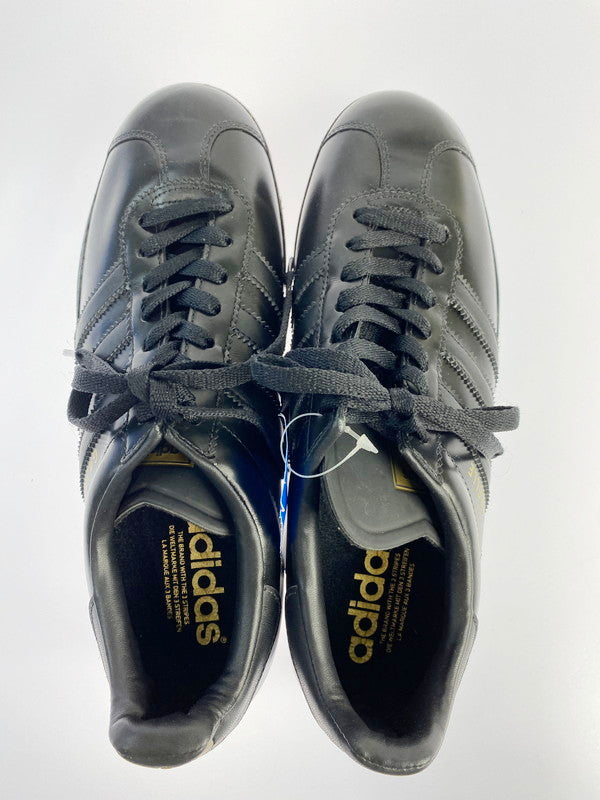 【LIFTる。景品】【中古品】【メンズ】 ADIDAS アディダス 447771 GAZELLE LEATHER SNEAKER スニーカー シューズ 靴 161-240331-AB-5-min サイズ：27cm カラー：BLACK/BLACK/GUM5 万代Net店