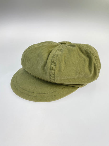 【中古品】【メンズ】 RRL ダブルアールエル 26292 HERRINGBONE WORK CAP ヘリンボーンワークキャップ 帽子 185-240414-AB-2-min サイズ：M カラー：カーキ 万代Net店