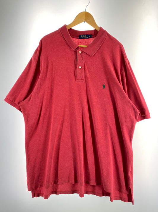 【現状渡し品】【メンズ】 RALPH LAUREN ラルフローレン S S POLO SHIRT 半袖ポロシャツ メンズ トップス 146-260410-KS-12-min サイズ：3XL カラー：レッド 万代Net店