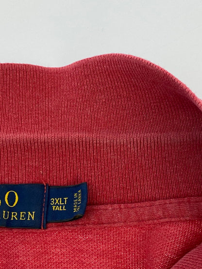 【現状渡し品】【メンズ】 RALPH LAUREN ラルフローレン S S POLO SHIRT 半袖ポロシャツ メンズ トップス 146-260410-KS-12-min サイズ：3XL カラー：レッド 万代Net店