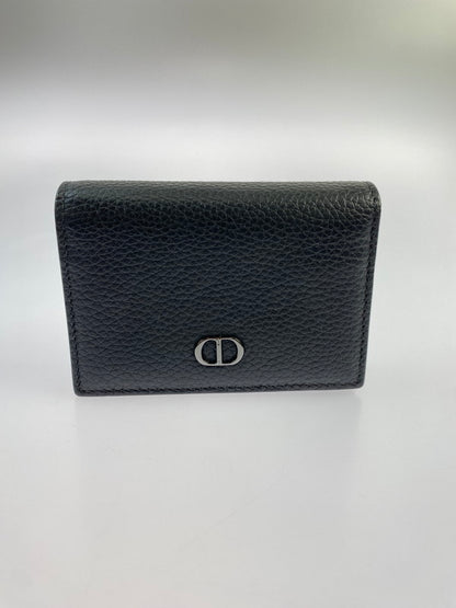 【LIFTる。景品】【中古品】【メンズ】 Dior ディオール  2ESCH136CDI グレインドカーフ カードケース 名刺入れ ビジネスカードホルダー 181-240406-me-04-min カラー：ブラック 黒 万代Net店