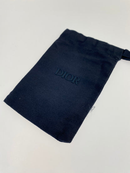 【LIFTる。景品】【中古品】【メンズ】 Dior ディオール  2ESCH136CDI グレインドカーフ カードケース 名刺入れ ビジネスカードホルダー 181-240406-me-04-min カラー：ブラック 黒 万代Net店