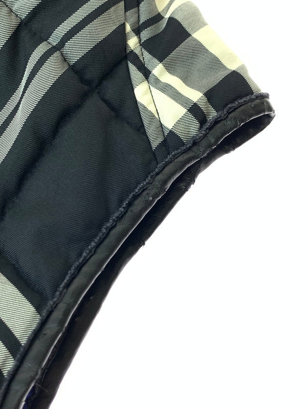 【中古品】【メンズ】 LAUREN RALPH LAUREN ローレン ラルフ ローレン CHECK DOWN VEST チェックダウンベスト アウター 146-240831-ks-30-min サイズ：M カラー：ブラック系 万代Net店