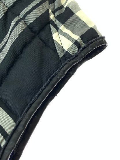 【中古品】【メンズ】 LAUREN RALPH LAUREN ローレン ラルフ ローレン CHECK DOWN VEST チェックダウンベスト アウター 146-240831-ks-30-min サイズ：M カラー：ブラック系 万代Net店