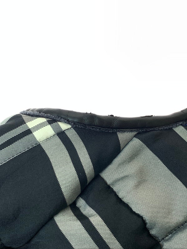 【中古品】【メンズ】 LAUREN RALPH LAUREN ローレン ラルフ ローレン CHECK DOWN VEST チェックダウンベスト アウター 146-240831-ks-30-min サイズ：M カラー：ブラック系 万代Net店