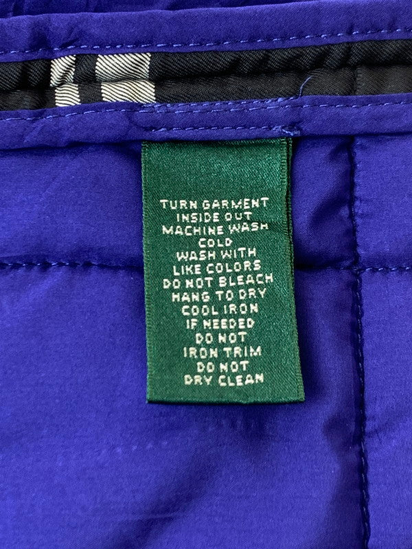 【中古品】【メンズ】 LAUREN RALPH LAUREN ローレン ラルフ ローレン CHECK DOWN VEST チェックダウンベスト アウター 146-240831-ks-30-min サイズ：M カラー：ブラック系 万代Net店