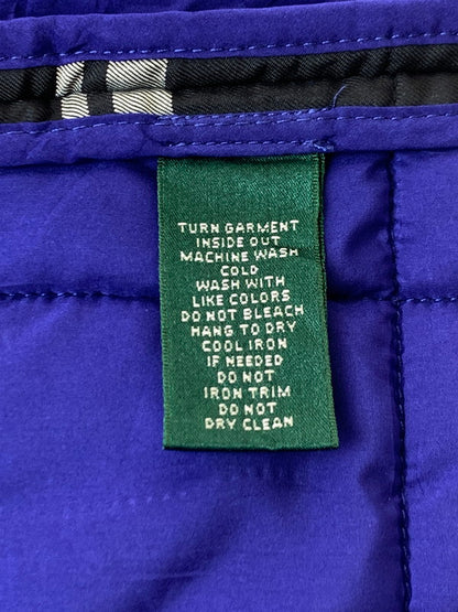 【中古品】【メンズ】 LAUREN RALPH LAUREN ローレン ラルフ ローレン CHECK DOWN VEST チェックダウンベスト アウター 146-240831-ks-30-min サイズ：M カラー：ブラック系 万代Net店