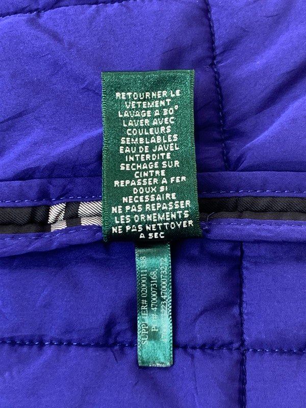 【中古品】【メンズ】 LAUREN RALPH LAUREN ローレン ラルフ ローレン CHECK DOWN VEST チェックダウンベスト アウター 146-240831-ks-30-min サイズ：M カラー：ブラック系 万代Net店