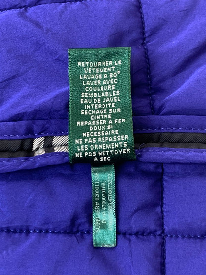 【中古品】【メンズ】 LAUREN RALPH LAUREN ローレン ラルフ ローレン CHECK DOWN VEST チェックダウンベスト アウター 146-240831-ks-30-min サイズ：M カラー：ブラック系 万代Net店