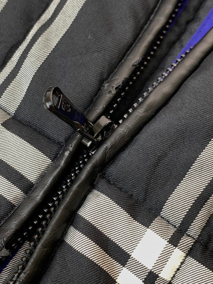 【中古品】【メンズ】 LAUREN RALPH LAUREN ローレン ラルフ ローレン CHECK DOWN VEST チェックダウンベスト アウター 146-240831-ks-30-min サイズ：M カラー：ブラック系 万代Net店