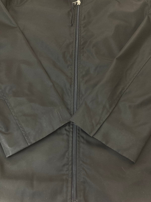 【中古品】【メンズ】 PRADA プラダ NYLON SWINGTOP JACKET ナイロン スイングトップ ジャケット アウター  141-240403-as-02-min サイズ：S カラー：ブラック 万代Net店