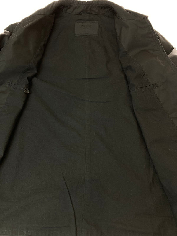 【中古品】【メンズ】 PRADA プラダ NYLON SWINGTOP JACKET ナイロン スイングトップ ジャケット アウター  141-240403-as-02-min サイズ：S カラー：ブラック 万代Net店