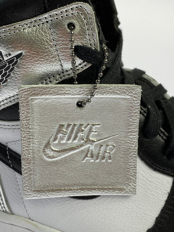 【中古品】【メンズ】 NIKE ナイキ CD0461-001 WMNS AIR JORDAN 1 HIGH OG SNEAKERS スニーカー シューズ 靴 160-240405-ks-03-min サイズ：28cm カラー：BLACK/BLACK-METALLIC SILVER 万代Net店