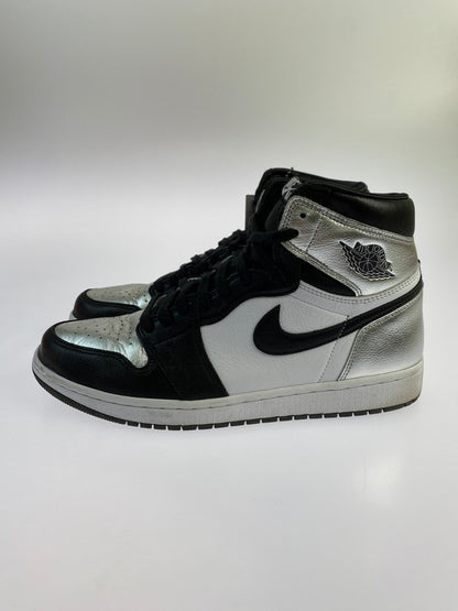 【中古品】【メンズ】 NIKE ナイキ CD0461-001 WMNS AIR JORDAN 1 HIGH OG SNEAKERS スニーカー シューズ 靴 160-240405-ks-03-min サイズ：28cm カラー：BLACK/BLACK-METALLIC SILVER 万代Net店