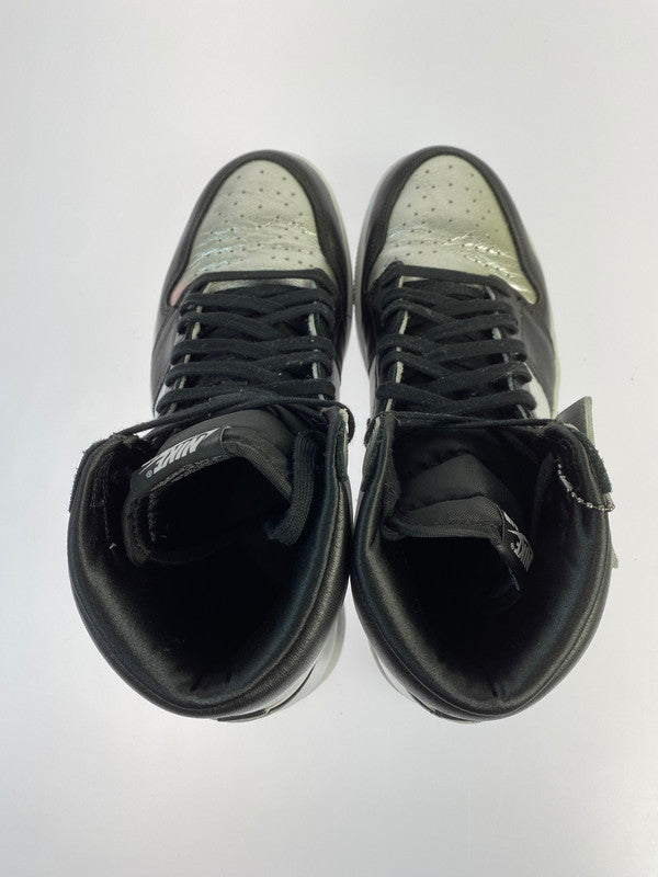 【中古品】【メンズ】 NIKE ナイキ CD0461-001 WMNS AIR JORDAN 1 HIGH OG SNEAKERS スニーカー シューズ 靴 160-240405-ks-03-min サイズ：28cm カラー：BLACK/BLACK-METALLIC SILVER 万代Net店