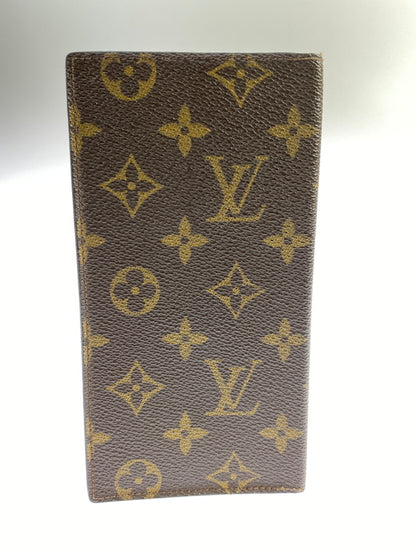 【中古品】【メンズ/レディース】 LOUIS VUITTON ルイ・ヴィトン 製造番号864 AN 1986年製 80S モノグラム 二つ折り長財布 179-260713-KS-04-min カラー：ブラウン 万代Net店