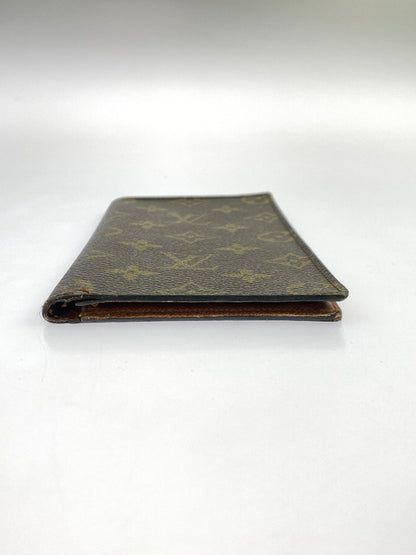 【中古品】【メンズ/レディース】 LOUIS VUITTON ルイ・ヴィトン 製造番号864 AN 1986年製 80S モノグラム 二つ折り長財布 179-260713-KS-04-min カラー：ブラウン 万代Net店