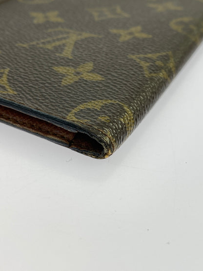 【中古品】【メンズ/レディース】 LOUIS VUITTON ルイ・ヴィトン 製造番号864 AN 1986年製 80S モノグラム 二つ折り長財布 179-260713-KS-04-min カラー：ブラウン 万代Net店