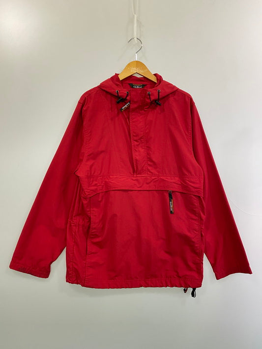 【現状渡し品】【メンズ】 L.L.Bean エルエルビーン 0AM47 ANORAK PARKA アノラックパーカー 144-260408-zi-12-min サイズ：S カラー：レッド 万代Net店