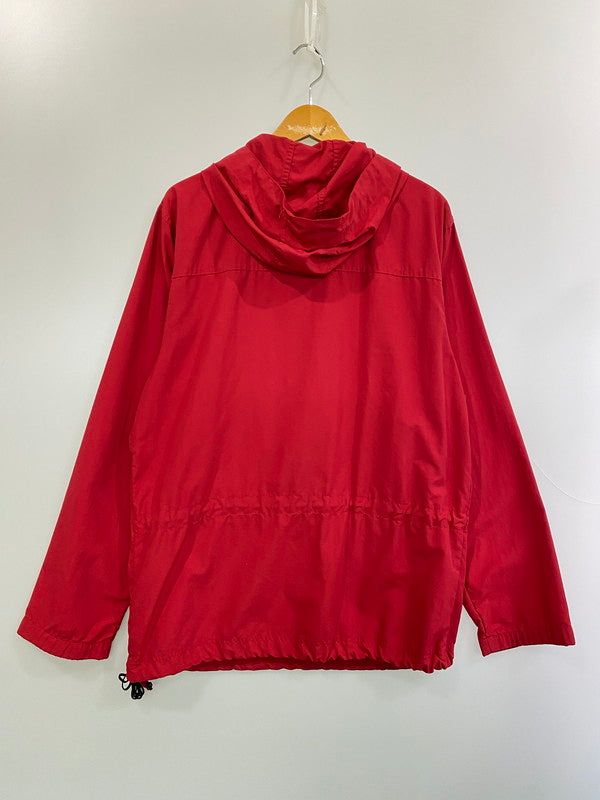 【現状渡し品】【メンズ】 L.L.Bean エルエルビーン 0AM47 ANORAK PARKA アノラックパーカー 144-260408-zi-12-min サイズ：S カラー：レッド 万代Net店