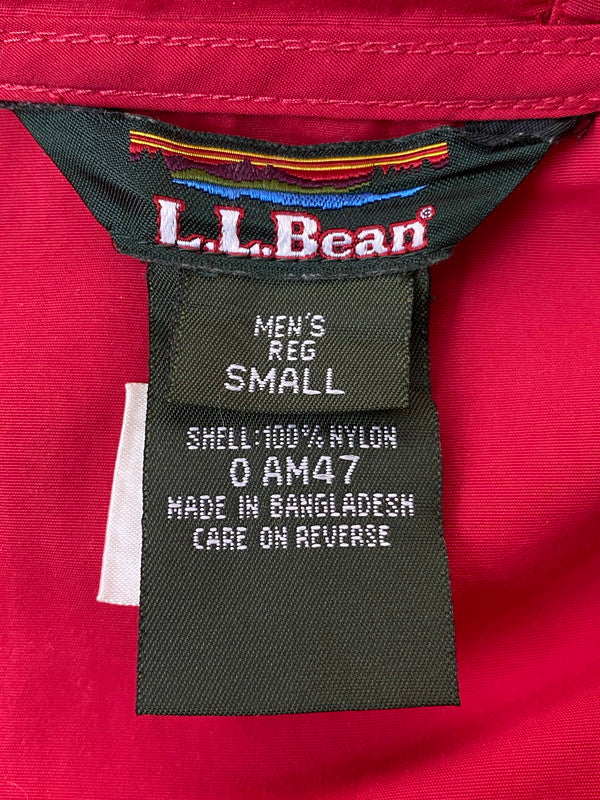 【現状渡し品】【メンズ】 L.L.Bean エルエルビーン 0AM47 ANORAK PARKA アノラックパーカー 144-260408-zi-12-min サイズ：S カラー：レッド 万代Net店