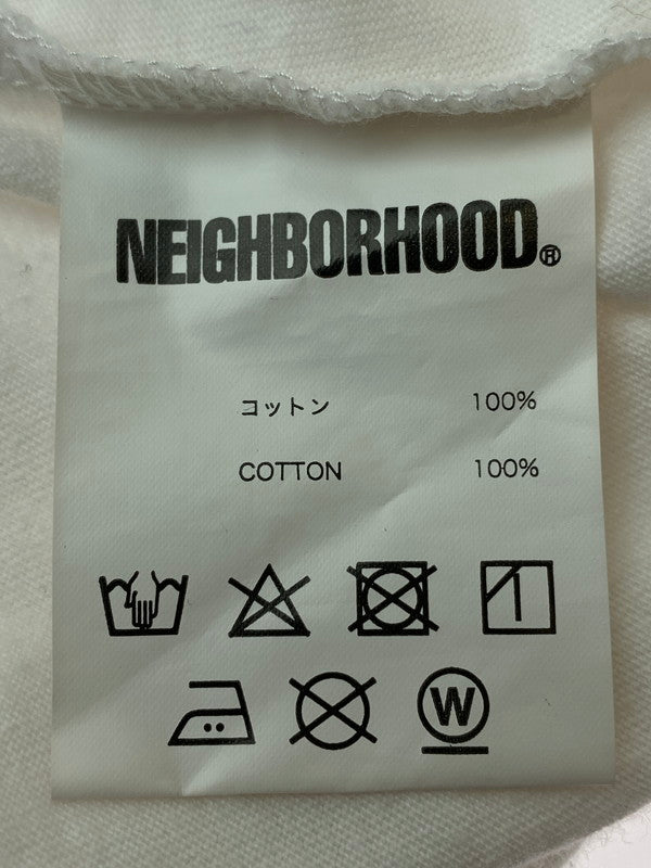 【中古品】【メンズ】 NEIGHBORHOOD ネイバーフッド TABLOID-2 C-TEE.SS ショートスリーブTシャツ 半袖Tシャツ トップス 142-240722-yn-08-min サイズ：M カラー：ホワイト 万代Net店
