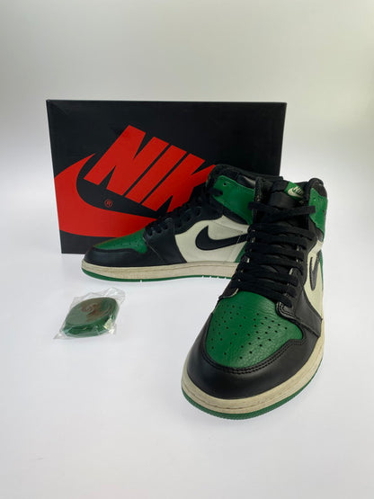 【中古品】【メンズ】 NIKE ナイキ AIR JORDAN 1 RETRO HIGH OG 555088-302 エア ジョーダン 1 レトロ ハイ オージー スニーカー 靴 160-240412-yn-14-min サイズ：28.0cm US10 カラー：PINE GREEN/BLACK-SAIL 万代Net店