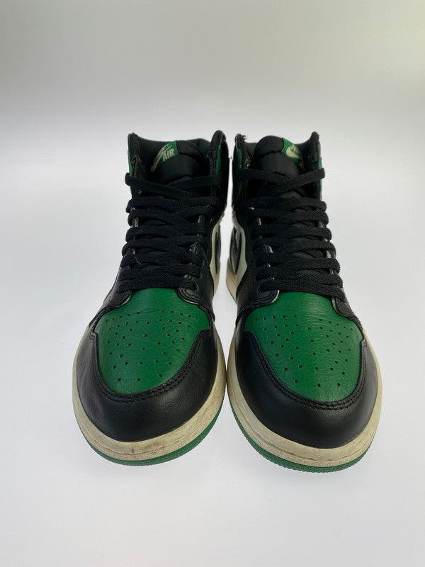 【中古品】【メンズ】 NIKE ナイキ AIR JORDAN 1 RETRO HIGH OG 555088-302 エア ジョーダン 1 レトロ ハイ オージー スニーカー 靴 160-240412-yn-14-min サイズ：28.0cm US10 カラー：PINE GREEN/BLACK-SAIL 万代Net店