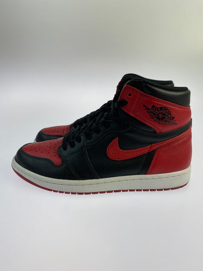 【中古品】【メンズ】 NIKE ナイキ AIR JORDAN 1 RETRO HIGH OG 555088-001 エアジョーダン 1 レトロ ハイ オージー スニーカー 靴 160-240412-yn-07-min サイズ：27.0cm US9 カラー：BLACK/VARSITY RED-WHITE 万代Net店