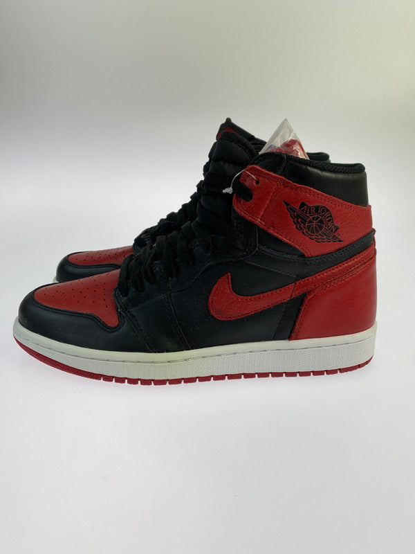 【中古美品】【メンズ】 NIKE ナイキ AIR JORDAN 1 RETRO HIGH OG 555088-001 エアジョーダン 1 レトロ ハイ オージー スニーカー 靴 160-240412-yn-08-min サイズ：27.0cm US9 カラー：BLACK/VARSITY RED-WHITE 万代Net店