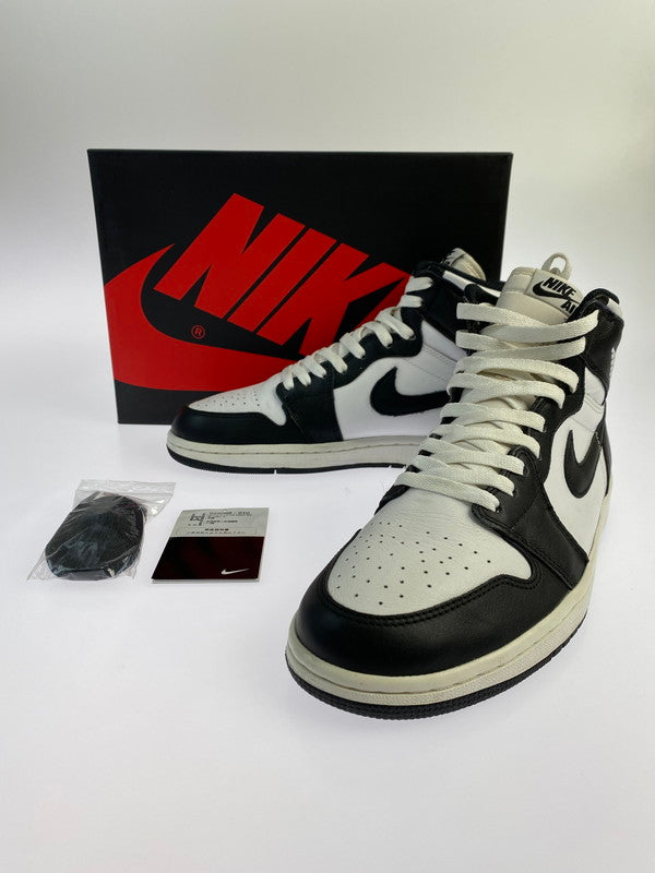 【中古品】【メンズ】  AIR JORDAN 1 RETRO HIGH OG 555088-010 エアジョーダン1 レトロ ハイ オリジナル スニーカー 靴 160-240412-yn-12-min サイズ：27.5cm US9.5 カラー：BLACK/WHITE-BLACK 万代Net店