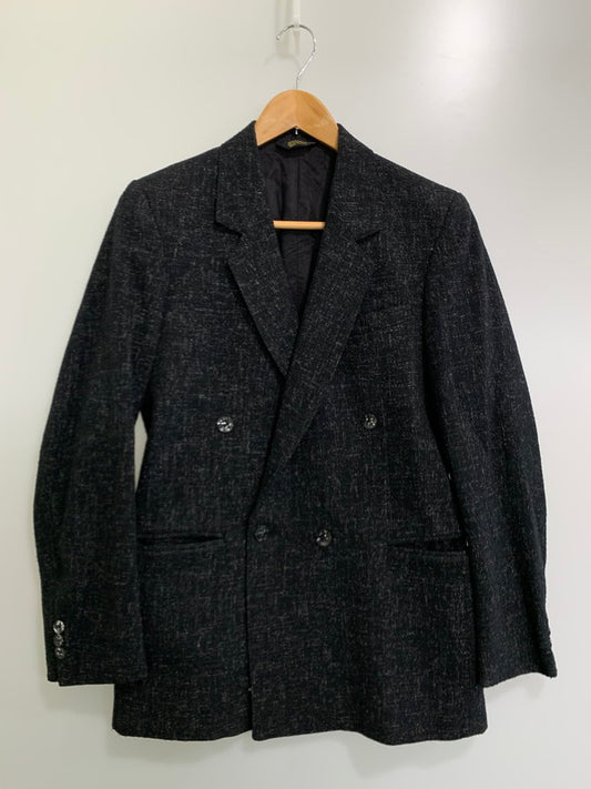 【中古品】【メンズ】  USED DOUBLE BREASTED JACKET ユーズド ダブルブレストジャケット アウター 146-240408-yn-14-min カラー：ブラック 万代Net店